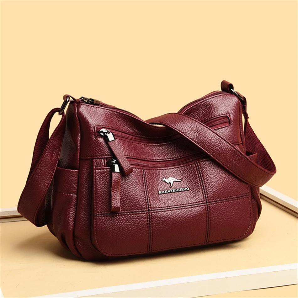 Luxury Women's Leather Shoulder Crossbody Bag - Fashionable and Versatile Handbag for 2023 Nyzzle