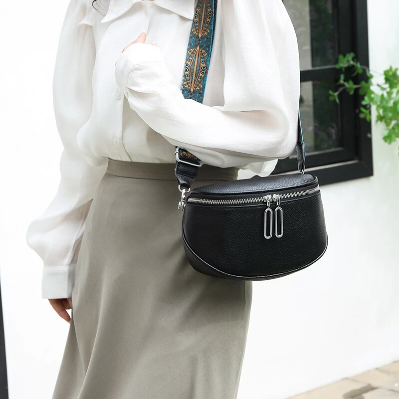 Luxury Genuine Leather Women's Shoulder & Crossbody Bag Nyzzle