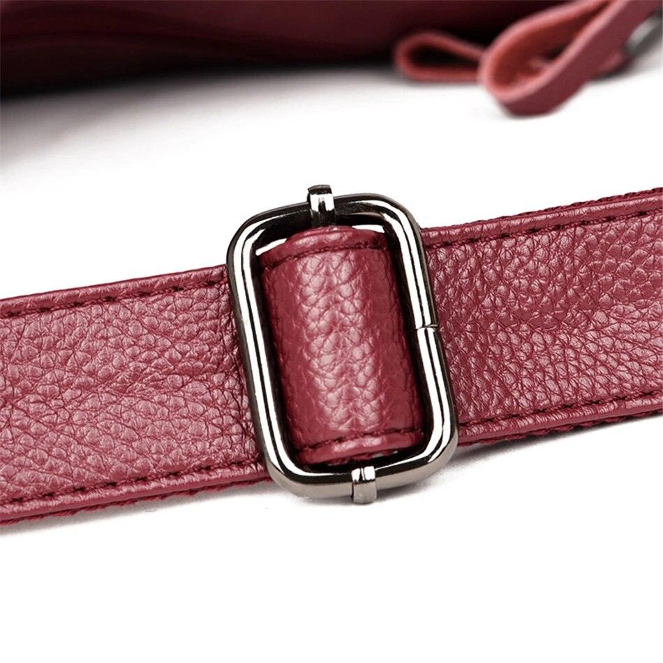 Luxury Women's Leather Shoulder Crossbody Bag - Fashionable and Versatile Handbag for 2023 Nyzzle