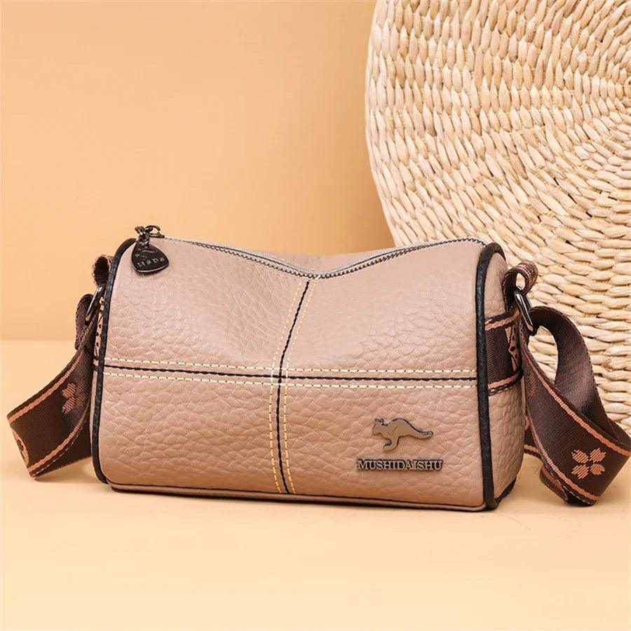 Genuine Leather High-Quality Women's Tote Bag - Fashion Shoulder & Crossbody Handbag Nyzzle