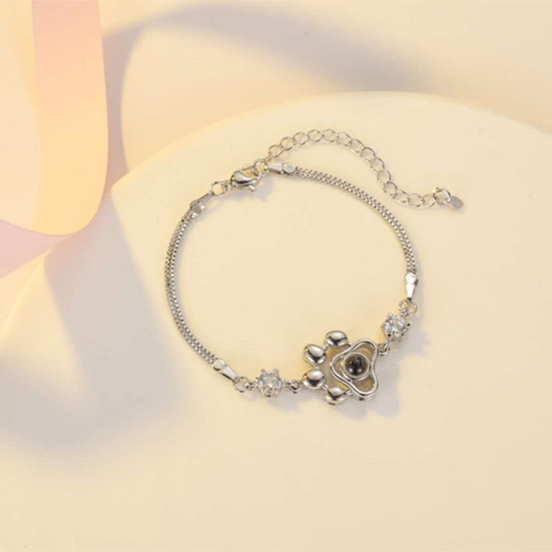 100 Languages Bracelet Custom Lettering Projection - fashionshopsco