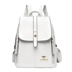 Vintage Leather Backpack Purse Nyzzle