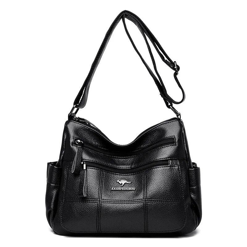 Luxury Women's Leather Shoulder Crossbody Bag - Fashionable and Versatile Handbag for 2023 Nyzzle