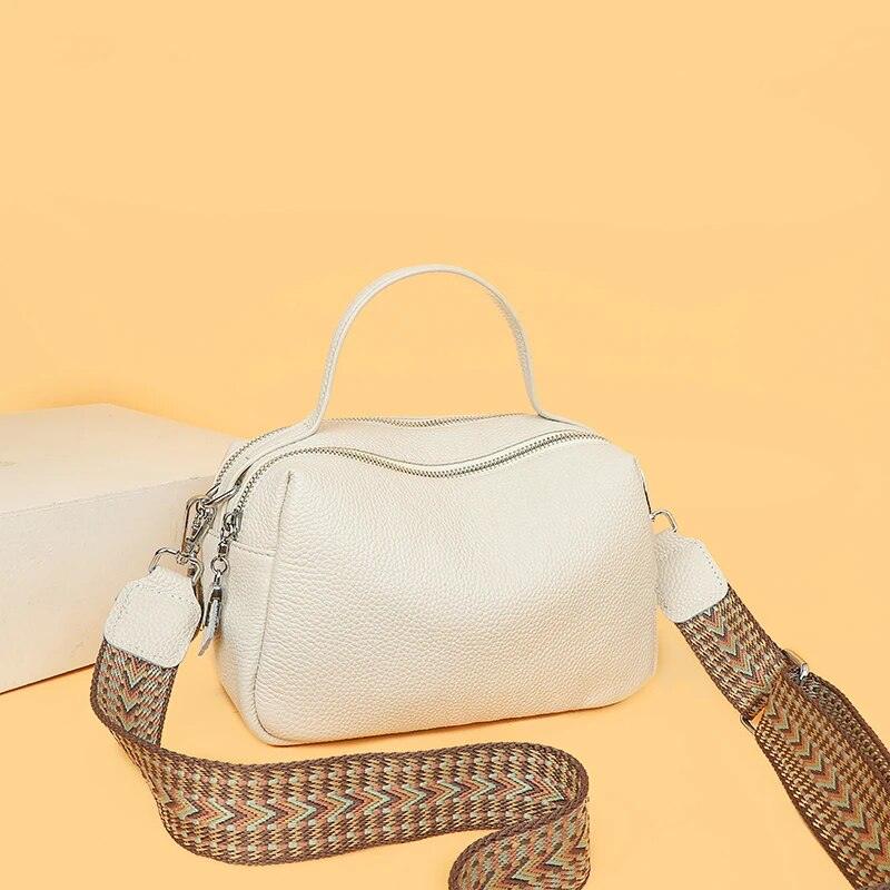 Luxurious Genuine Leather Crossbody Bag for Women - Soft, Designer Small Shoulder Purse with Dual Phone Pockets Nyzzle