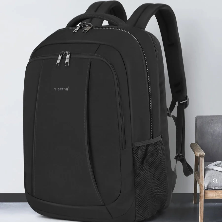 17-inch Laptop Backpack with USB Charging, Expandable Anti-Theft Travel Bag for Men - fashionshopsco