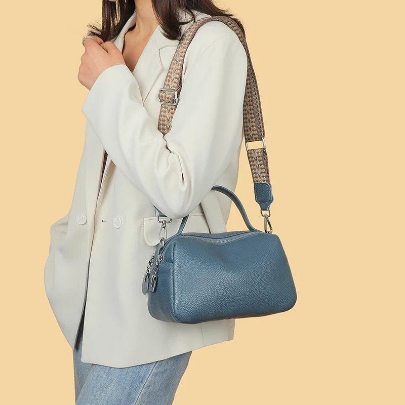 Luxurious Genuine Leather Crossbody Bag for Women - Soft, Designer Small Shoulder Purse with Dual Phone Pockets Nyzzle