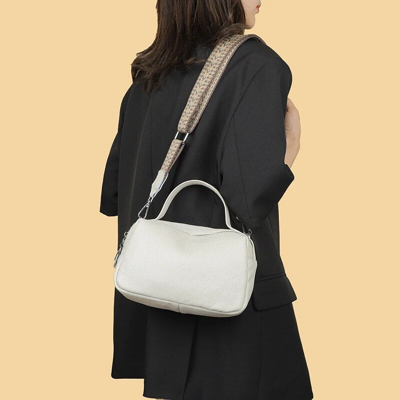 Luxurious Genuine Leather Crossbody Bag for Women - Soft, Designer Small Shoulder Purse with Dual Phone Pockets Nyzzle