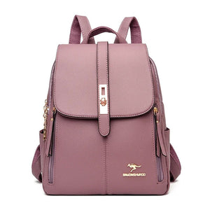 Vintage Leather Backpack Purse Nyzzle