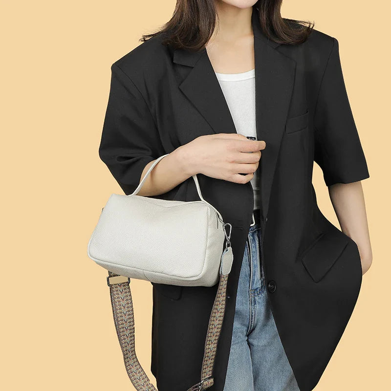 Luxurious Genuine Leather Crossbody Bag for Women - Soft, Designer Small Shoulder Purse with Dual Phone Pockets Nyzzle
