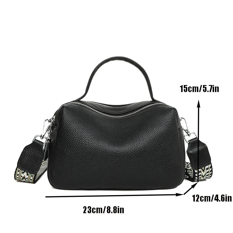 Luxurious Genuine Leather Crossbody Bag for Women - Soft, Designer Small Shoulder Purse with Dual Phone Pockets Nyzzle