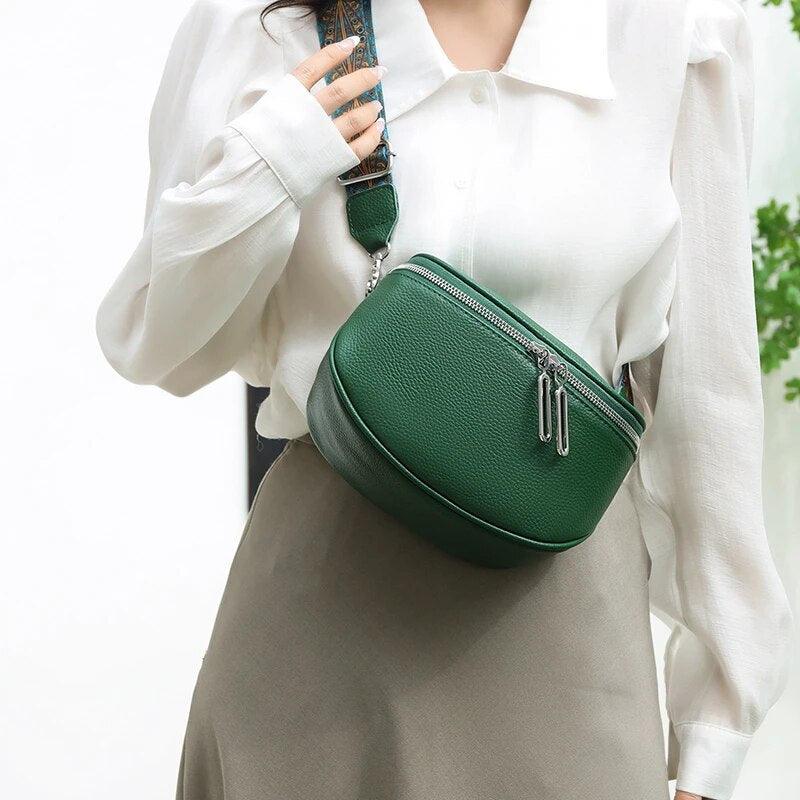 Luxury Genuine Leather Women's Shoulder & Crossbody Bag Nyzzle