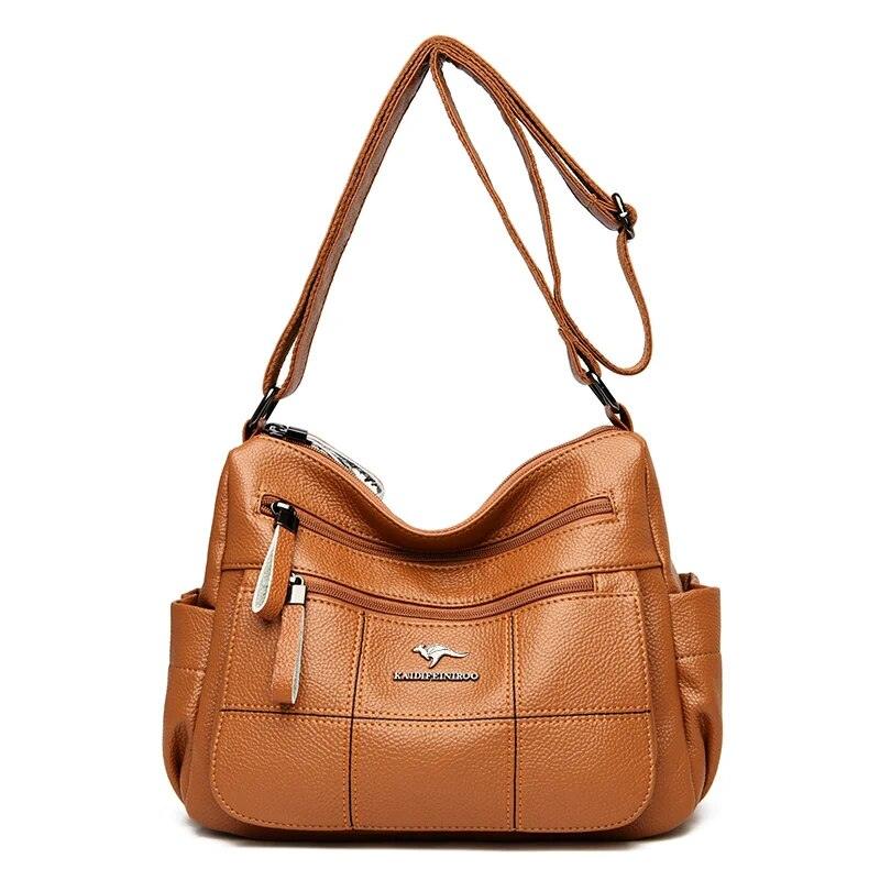 Luxury Women's Leather Shoulder Crossbody Bag - Fashionable and Versatile Handbag for 2023 Nyzzle