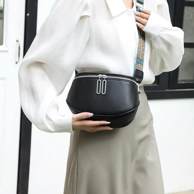 Luxury Genuine Leather Women's Shoulder & Crossbody Bag Nyzzle