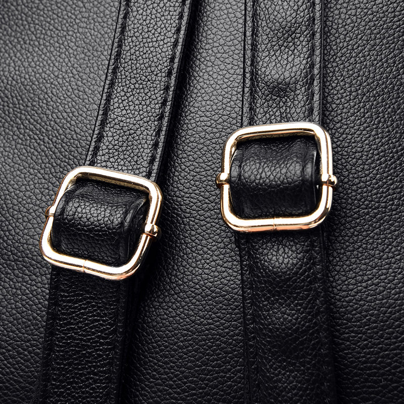 Vintage Leather Backpack Purse Nyzzle