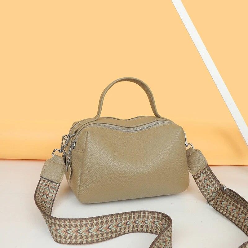 Luxurious Genuine Leather Crossbody Bag for Women - Soft, Designer Small Shoulder Purse with Dual Phone Pockets Nyzzle