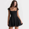 Sleek Lace Mini Dress - fashionshopsco