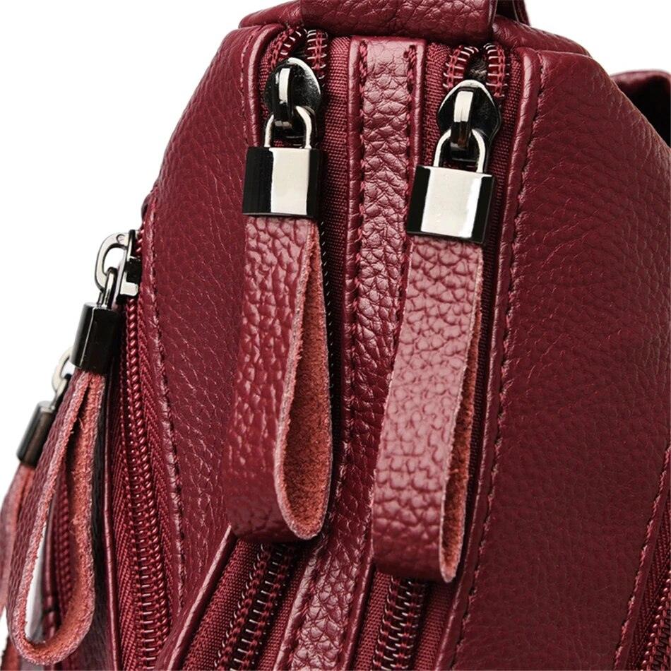 Luxury Women's Leather Shoulder Crossbody Bag - Fashionable and Versatile Handbag for 2023 Nyzzle